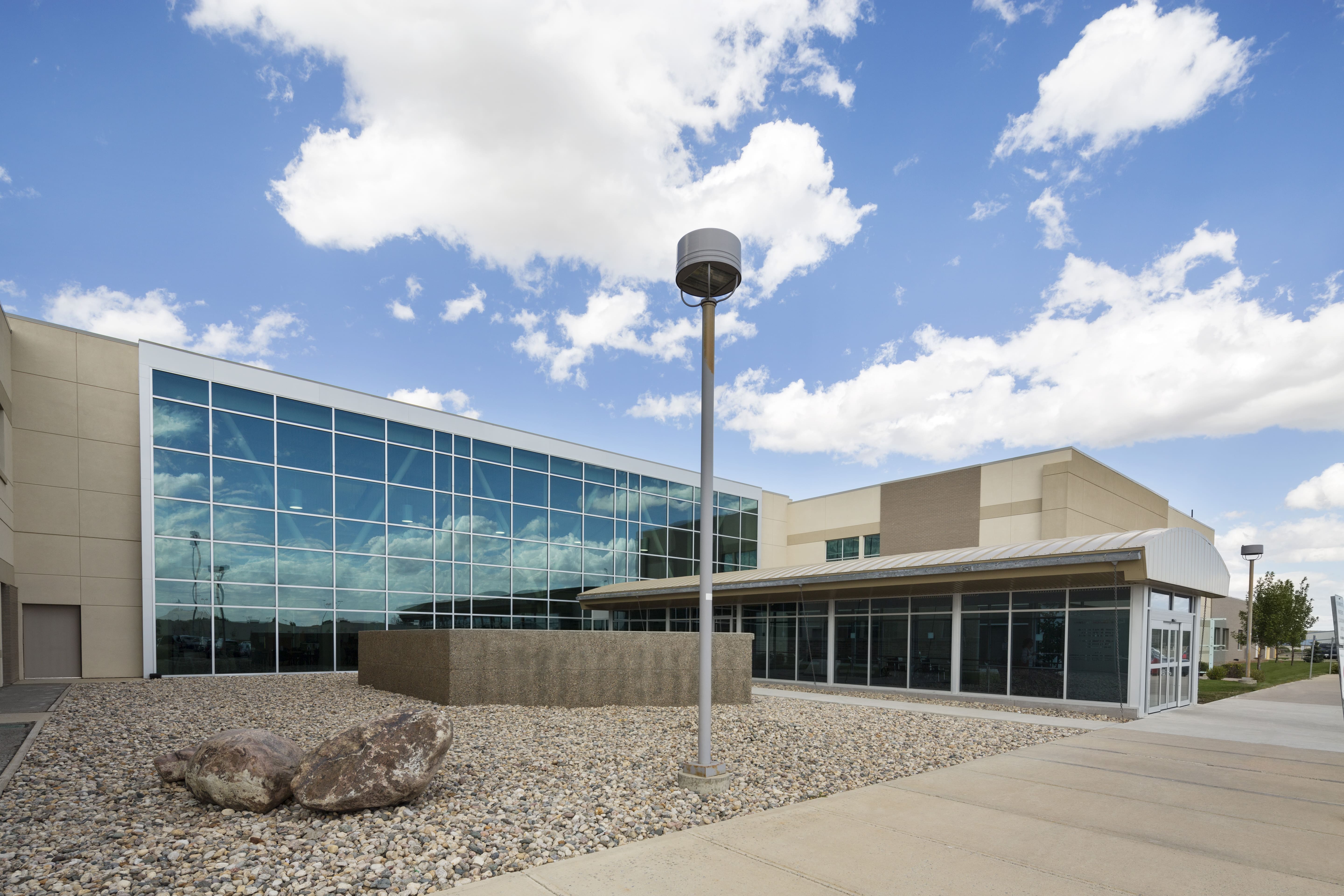 Exterior Of Modern Hospital Building
